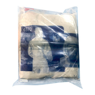 3M4570带帽连体防化服防尘防酸防护服喷漆农药防化学飞溅隔离服