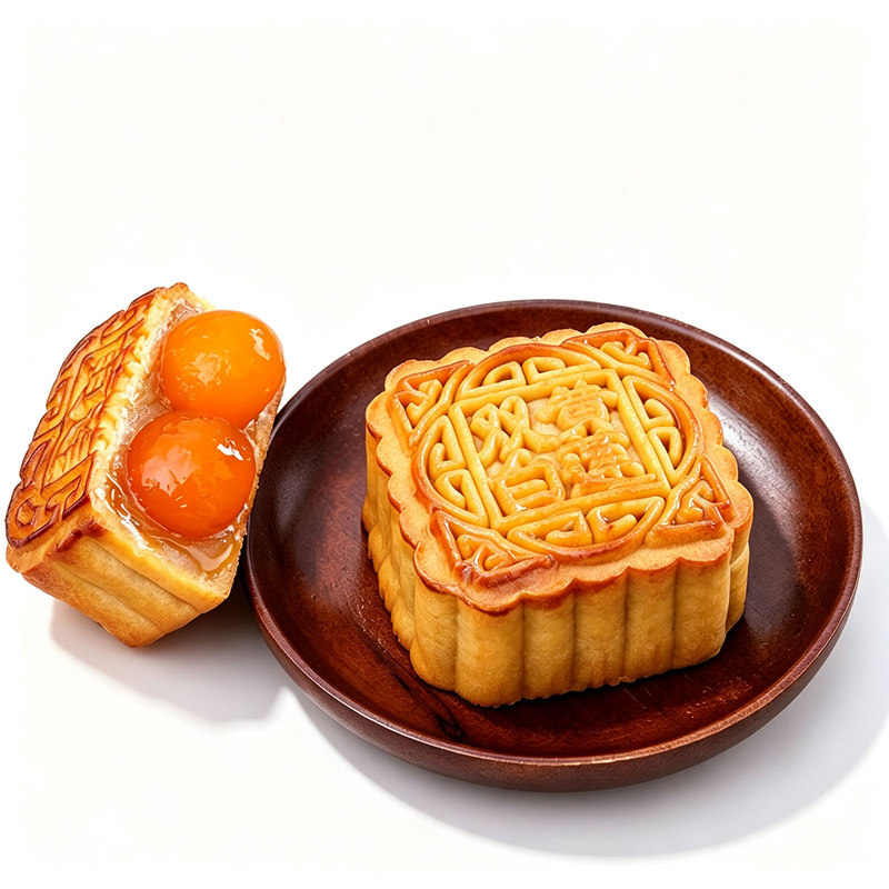 湛江广式双蛋黄白莲蓉月饼
