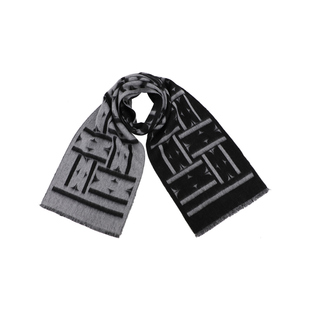 ELLE100%羊毛围巾女士秋冬季户外保暖围脖披肩送礼礼盒装2025新款