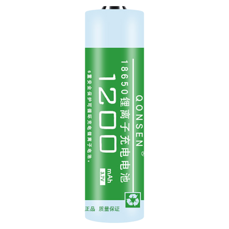 18650锂电池大容量3.7v强光手电