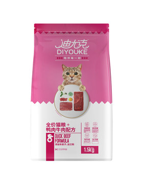 迪尤克猫粮鲜牛肉配方全期通用型