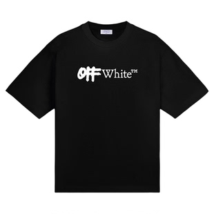 OFF-WHITE™情侣装新款多色短袖T恤简约个性logo装饰宽松半袖