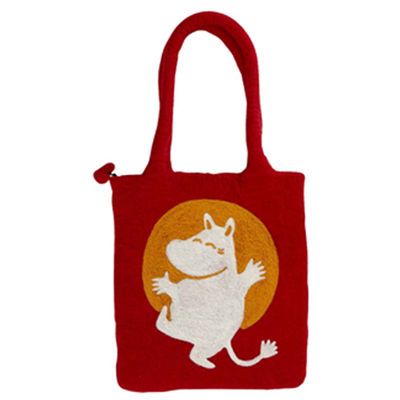 姆明手工制北欧风亚美瑞典单肩包