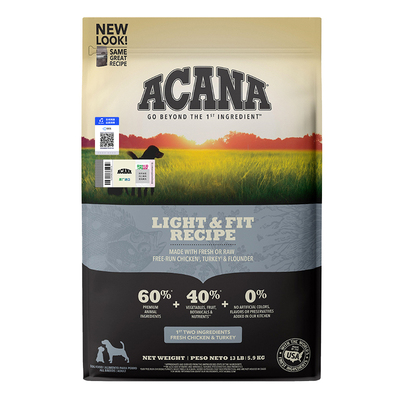 ACANA爱肯拿轻体配方低卡狗粮
