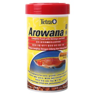 德彩Tetra龙鱼饲料专用鱼食高蛋白雷龙金龙红龙鱼粮通用增色上浮