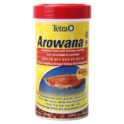 德彩Tetra龙鱼饲料专用鱼食高蛋白雷龙金龙红龙鱼粮通用增色上浮