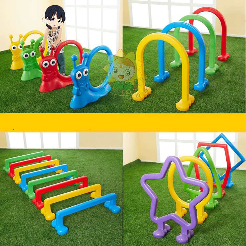 儿童人形造型墙幼儿园移动玩具钻洞器材统了墙户外感训练来游戏