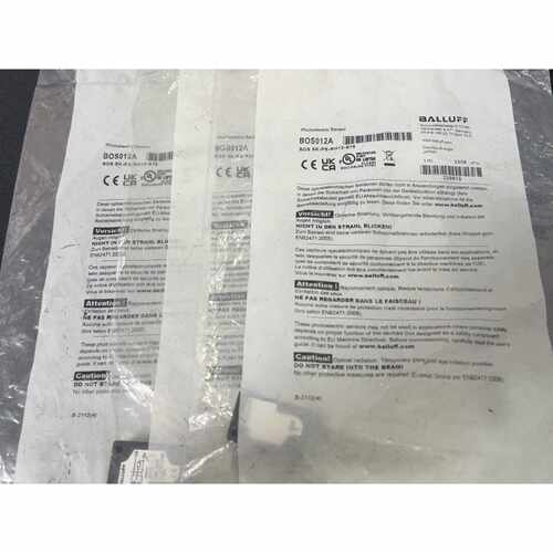 巴鲁夫BALLUFF光电传感器，型号BOS012A，德国进口
