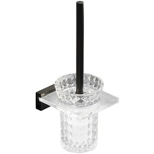 卫生间轻奢风洗厕所亚克力马桶刷架家用清洁刷免打孔置物架免钉胶