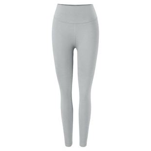 瑜伽长裤女提臀普拉提训练服套装运动九分裤子跑步健身灰色鲨鱼裤