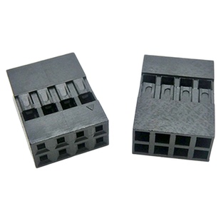 杜邦胶壳 2.54mm间距杜邦线插头连接器 单排/双排1P-2P-3P-4P~20P