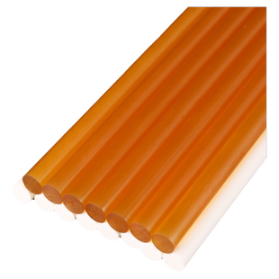 耐高温热熔胶棒乳白色130°150°聚酰胺胶条绝缘阻燃热溶胶棒11MM