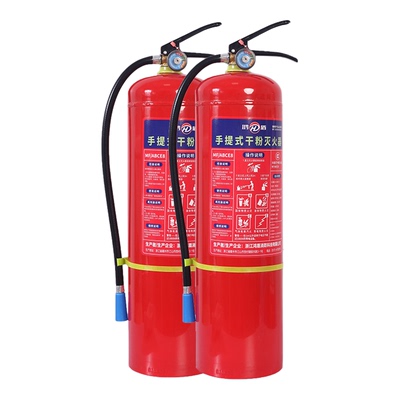 手提式干粉灭火器4公斤商铺用店用家用车载1/2/3/5/8/4kg消防器材