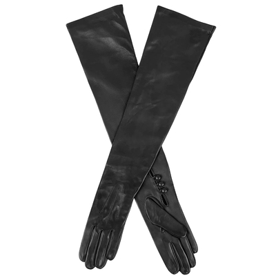 DENTS赫本风礼服毛羊皮女士手套