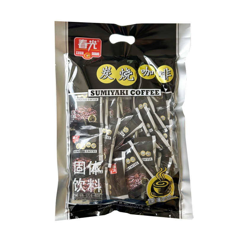 海南特产春光炭烧咖啡570g速溶型