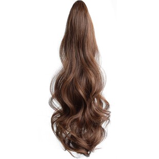 抓夹网红高马尾长卷发马尾假发女假马尾仿真发大波浪自然无痕辫子