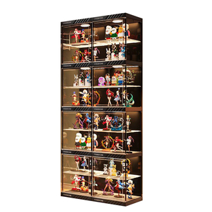 手办展示柜透明陈列柜痛柜适用乐高模型积木玩具摆件盲盒收纳架子