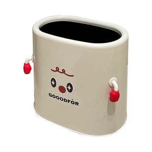 可爱夹缝垃圾桶新款收纳桶家用卫生间厕所宿舍双层加厚无盖纸篓子