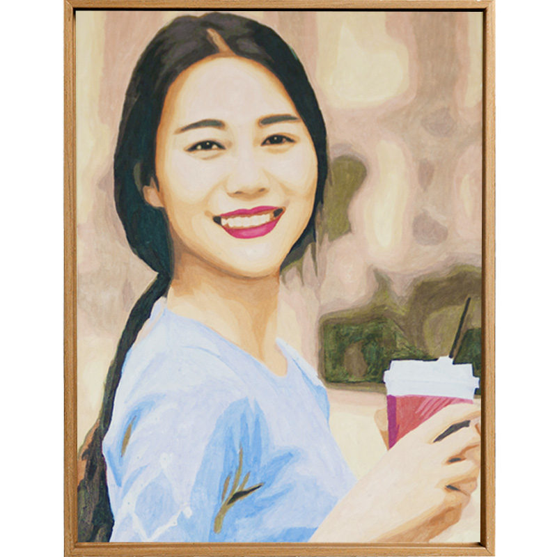 照片定制diy手工制作生日礼物品数字油画送闺蜜男女朋友填色创意