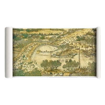 清院本《清明上河图》高清微喷复刻风俗中国画临摹古代装饰画长卷