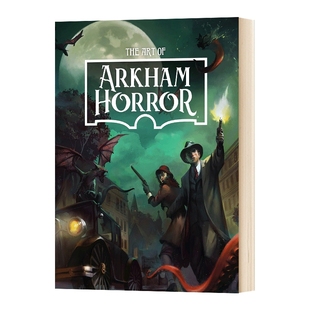 英文原版 精装 The Art of Arkham Horror Asmodee 诡镇奇谈 游戏艺术设定集 英文版