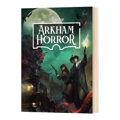 英文原版 精装 The Art of Arkham Horror Asmodee 诡镇奇谈 游戏艺术设定集 英文版