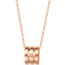 金玫瑰小蛮腰项链女锁骨链套装