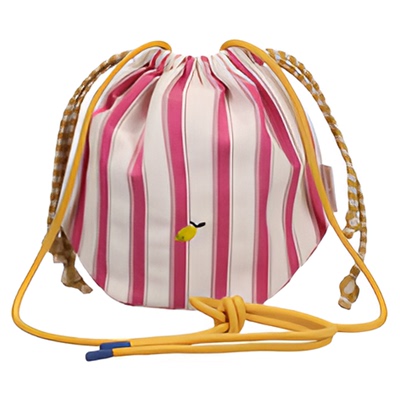 Little家 荷兰Sticky Lemon FW25秋冬儿童束口袋斜挎包收纳袋