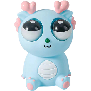 解压爆眼龙2025网红爆款小龙人送女朋友生日公仔搞笑儿童玩具礼物