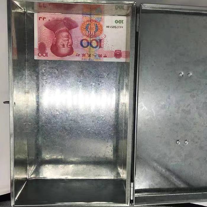 铁箱子白铁加盖加厚工具箱大号整理箱储物盒收纳箱手提小铁箱带锁