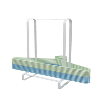 衣架收纳架神器阳台装衣撑置物架整理筐存放盒落地晾衣挂夹子收集