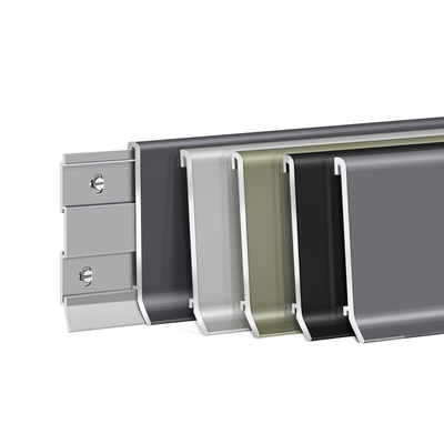 特厚奶油风双层铝合金踢脚线极简