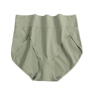 大码高腰纯棉女士内裤不卡腿 宽松不勒舒适胖mm200斤简约收腹裤头