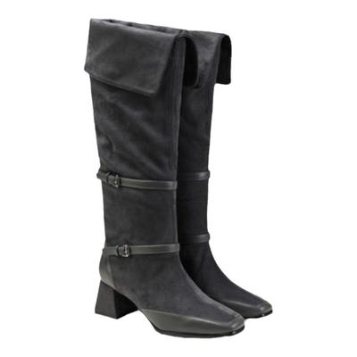 艾芙伊迪小个子尖头高跟长靴