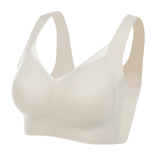 茜妮兰39153健康养护内衣舒适透气薄款无钢圈大胸显小收副乳文胸