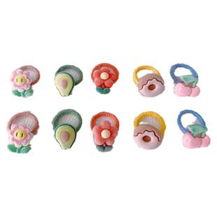 儿童发绳婴儿头绳发量少扎头高弹力宝宝发饰拇指发圈皮筋女孩头饰