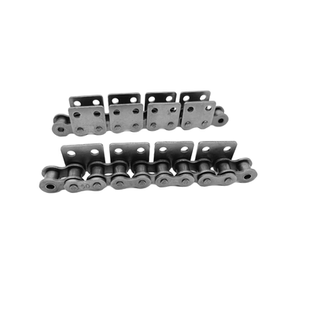 工业传动输送弯板直板滚子带耳链条 4分5分6分1寸08B10A12A16A20A