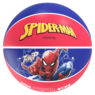 蜘蛛侠篮球儿童5号幼儿园专用皮球小学生室内外训练蓝球正品玩具