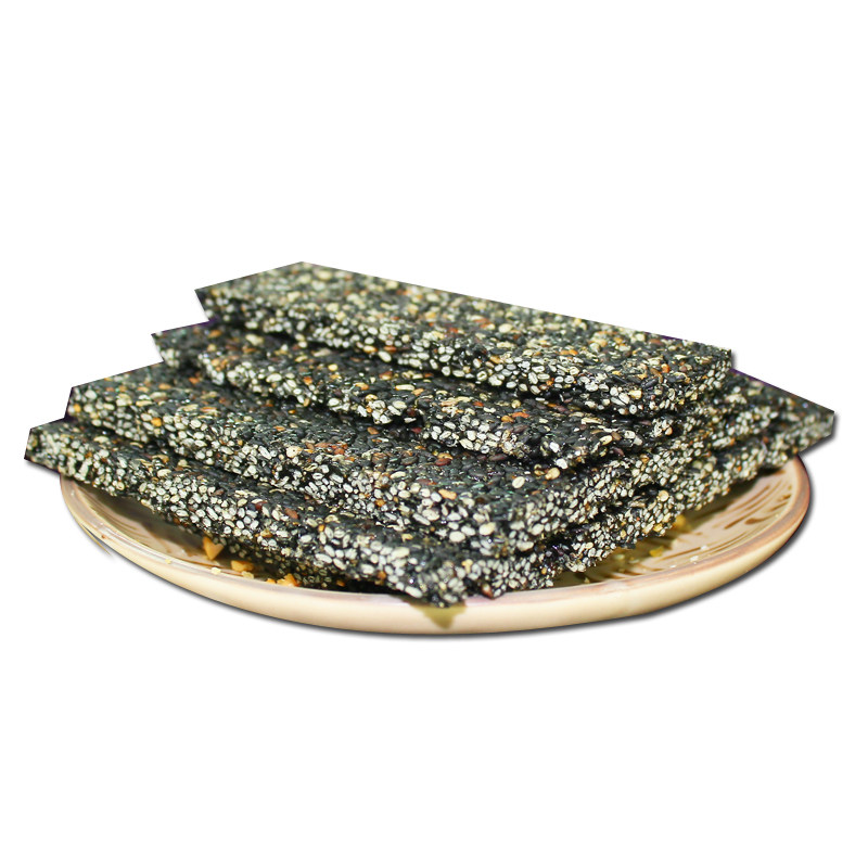 广东潮汕特产厚记黑白芝麻糖酥片传统手工糕点休闲茶点小吃薄片