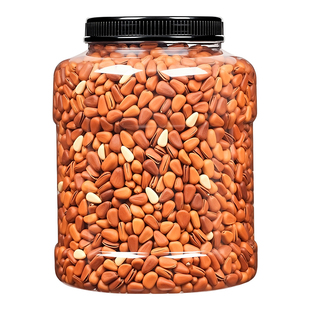 年货东北开口松子大颗粒干果红松籽仁批发坚果新炒货干果罐装零食