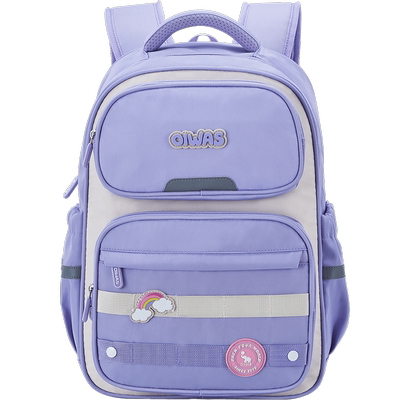 爱华仕徽章系列减负护脊学生书包