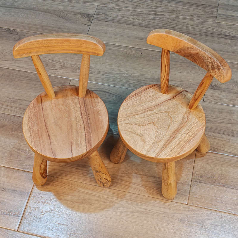 实木儿童学习椅子家用靠背座椅写字书桌椅餐椅香樟小木凳板凳矮凳