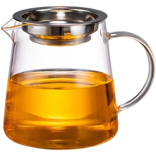 加厚公道杯玻璃茶滤一体套装耐热分茶器大号茶壶茶海功夫茶具配件