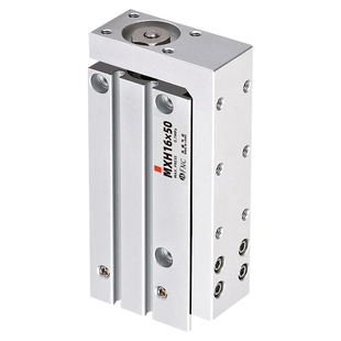 高精密度HLH直线导轨hlh七字型滑台气缸MXH 6/10/16/20-10带磁mxh