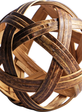 竹编天然摄影道具手玩件