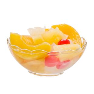 糖水混合水果罐头510g玻璃罐罐头新鲜什锦罐头商用餐饮杂果罐头