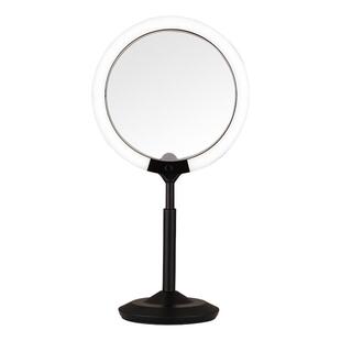 汉九宫化妆镜带灯可升降led镜子化妆镜桌面台式家用高级双面镜子