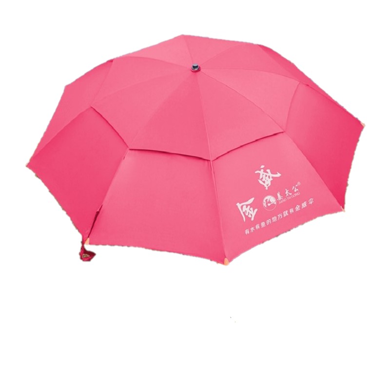 姜太公钓鱼伞万向黑胶防暴雨