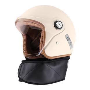 新日3C认证新国标骑行女士头盔冬季防寒保暖不透风围脖电动车头盔