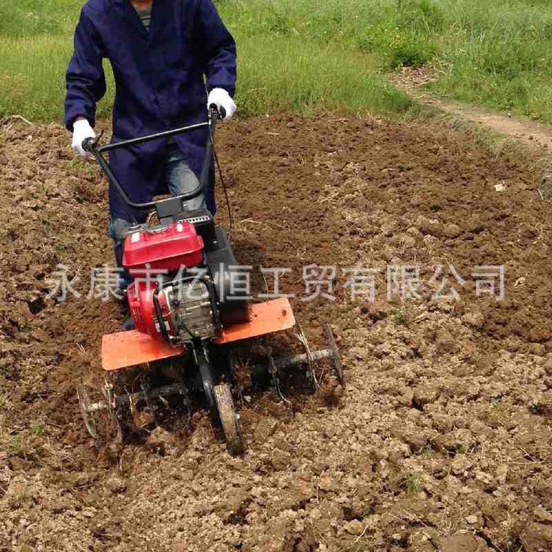 厂家直供四冲程微耕机7马力 松土开沟机旋耕机犁地机除草设备